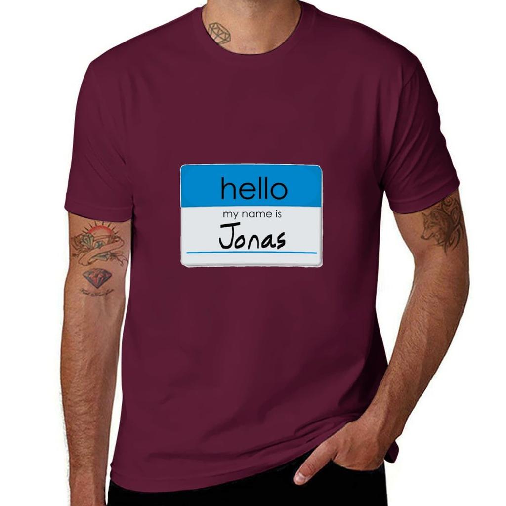 Weezer My Name Is Jonas T-Shirt Kawaii Clothes Anime Clothes Plus Sizes T Shirt for Men