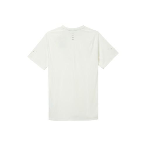 Nike Men's White Breathable Quick-Dry Short-Sleeve T-Shirt