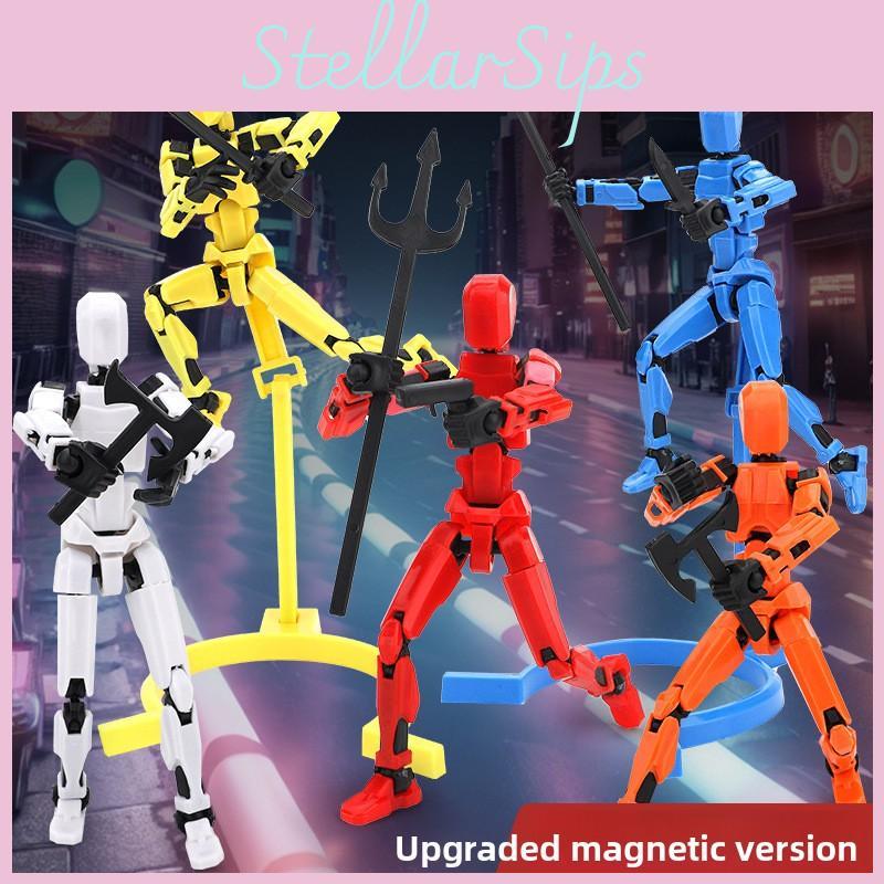 Robot Inertia Control Models Creative Action Figures Set With Magnetic Joints