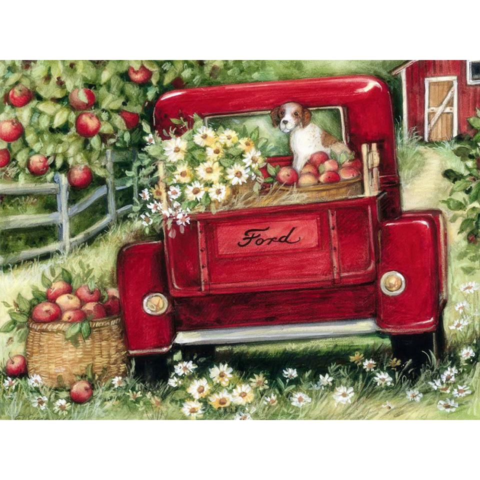 5D DIY Diamond Painting Flower Rhinestone Picture Full Round Diamond Embroidery Mosaic Handmade Products Home Decoration