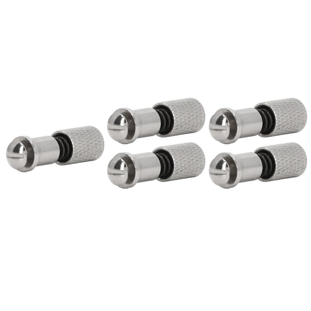 5Pcs Stainless Steel Spring Foot Clamp Strong Durable Presser Foot Change Screws  Sewing Machine