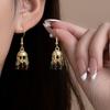 Vintage French Court Style Elegant Ear Hook High-End Sense Niche Color Bead Fringed Earrings Earrings Pendant Women'S Earrings