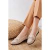 Women's Flats Lightweight Comfortable Sole Orthopedic Leather Skin Mother Shoes