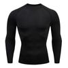 Men's Sports T-Shirts Tight Long Sleeves Base Layer Basketball Gym Yoga Fitness Jogger Running Top Jersey Outdoor Skinny Clothes Quick Dry