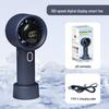 Portable USB Rechargeable Mini Fan with 100 Speeds and Night Light