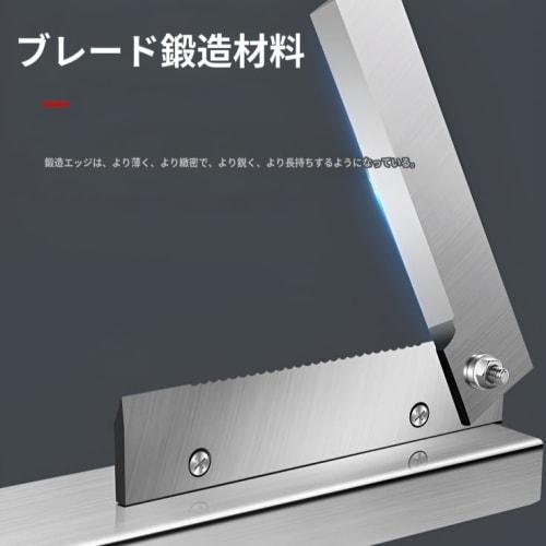 Manual Meat Slicer, Meat Cutter, Bone Cutter, Stainless Steel, Double Blade, Adjustable Thickness, Washable, Labor-Saving, Durable, Safety Latch, for