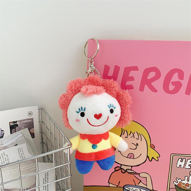 Cartoon Clown Three-dimensional Joke Plush Doll Circus Pendant Halloween Doll Ornament Gift Gift