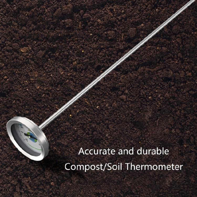 Precisions Temperature Measurement with Long Metal Probe Soil Thermometer