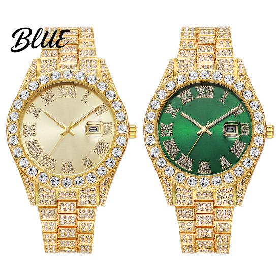 Reliable Timekeeping Men Watch Fashion Bracelet Quartz Analog with Day