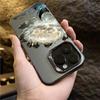 Luxury Lotus Flower Anti-drop Armour Case For iPhone 16 Pro Max 15 14 13 12 11 Pro XR XS X 7 8 Plus Lens protect plating Cover
