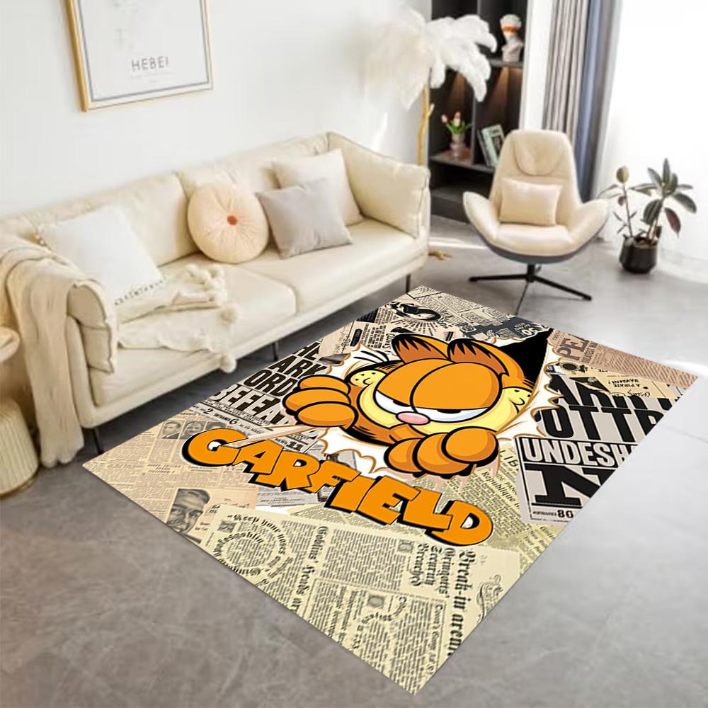 Garfield Cat Adventure Carpet Perfect for Kitchen Living Rooms Playrooms Foyer Anti-slip Rug Office home decor Spiritual Gift