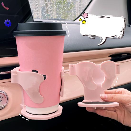Car Air Vent Cup Holder Universal Water Cup Holder Mount Stable Anti-Sloshing Drink Bottle
