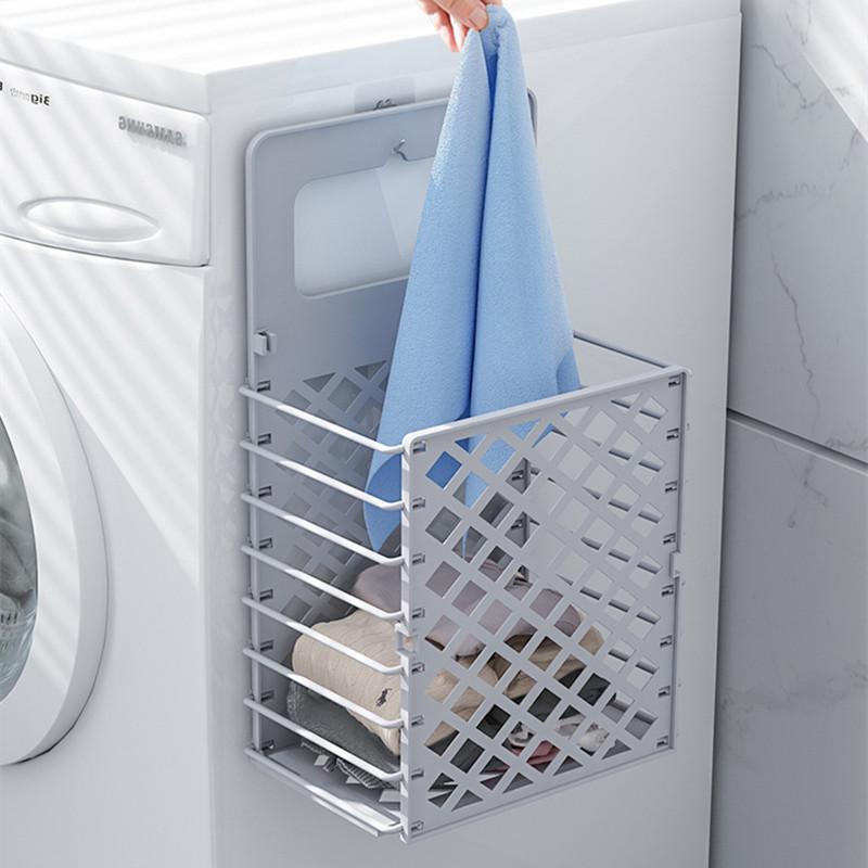 Wall Mounted  Dirty Clothes Storage Basket Bathroom Large Capacity Laundry Environment Living Room Kids Toy Clothes Organizer