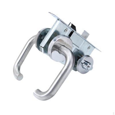 Commercial Lever Door Lock Heavy Duty Repair Part Locking Handle Stainless Steel for Closet