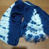 Used Indigo dyed cotton stole