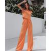 New Summer Fashion Style Women's Clothing Fashion Loose Vest Pants Two-piece Set Vest Long Pants Suit
