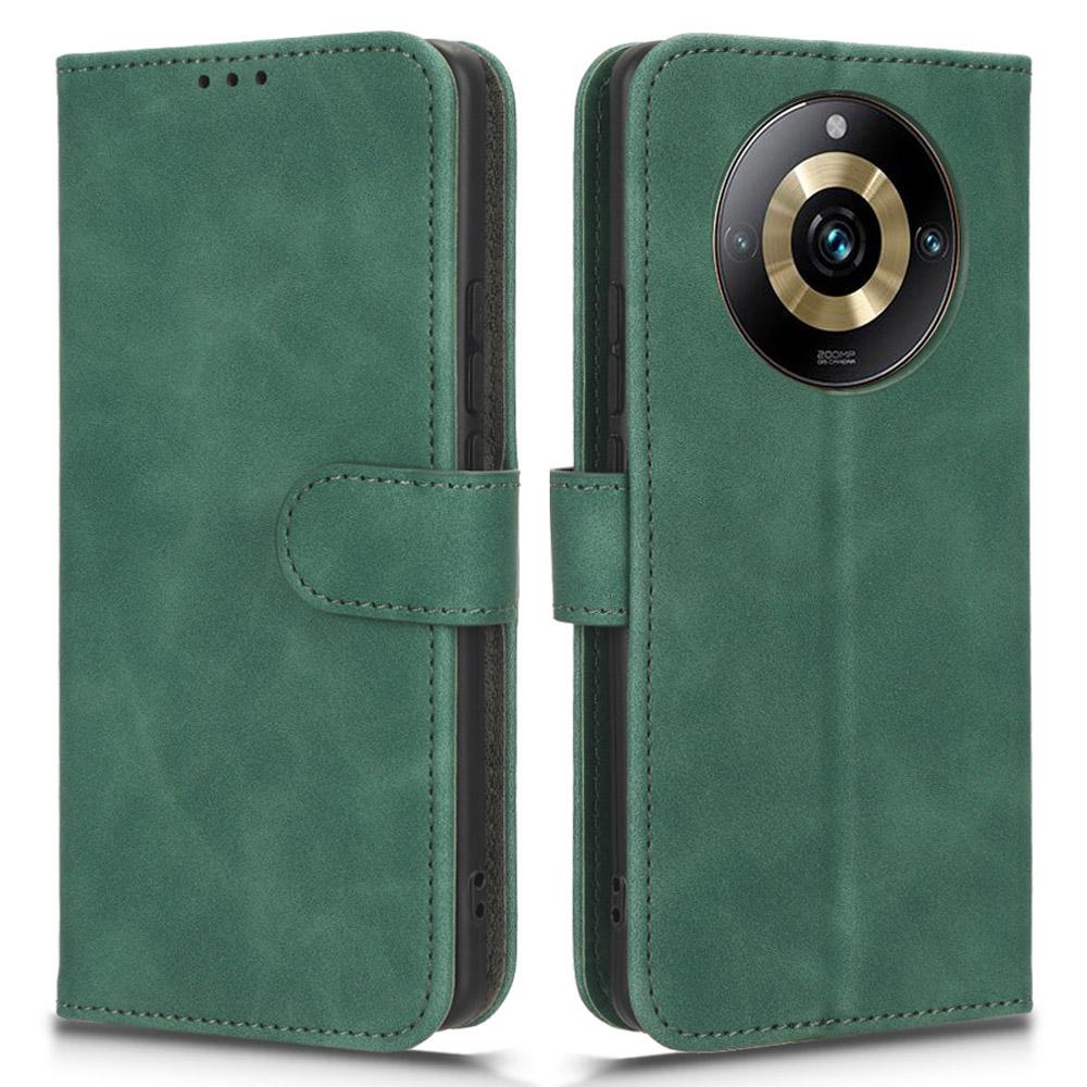 For Realme 11 Pro 5G/11 Pro+ 5G Anti-Scratch PU Leather Wallet Flip Cover Skin-touch Stand Phone Case