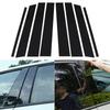 8Pcs Middle Column Sticker Window Door Column B C Pillar Post Cover Trim Decal for Lincoln MKX Fit Ford Edge 2007-2014