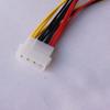 To 3 Port IDE Female Power Supply Splitter Adapter Cable Extention Power Cable 4Pin IDE Power Cable