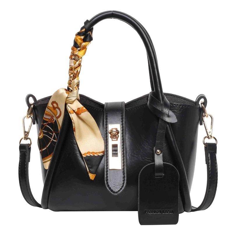 Premium small bag women's bag autumn and winter versatile new texture versatile commuter messenger bag portable bucket bag