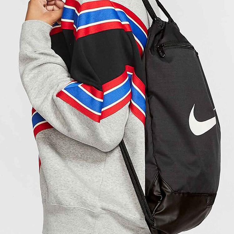 Nike Polyester Gym Bag Backpack Regular Unisex Black Lightweight Casual BA5953-010