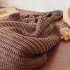 Large-capacity Brown Knitted Women's Shoulder Bag Vintage Handbag Vacation Crocheted Beach Bag Simple Shopping Bag