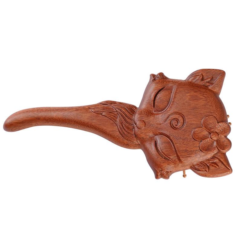 Péče o vlasy Zvířecí tvar Vzduchový polštářek Santalové dřevo Hřeben Přenosný Antistatický Masážní hřeben Ulevuje pokožce hlavy Vzduchový polštářek Hřeben Dárek