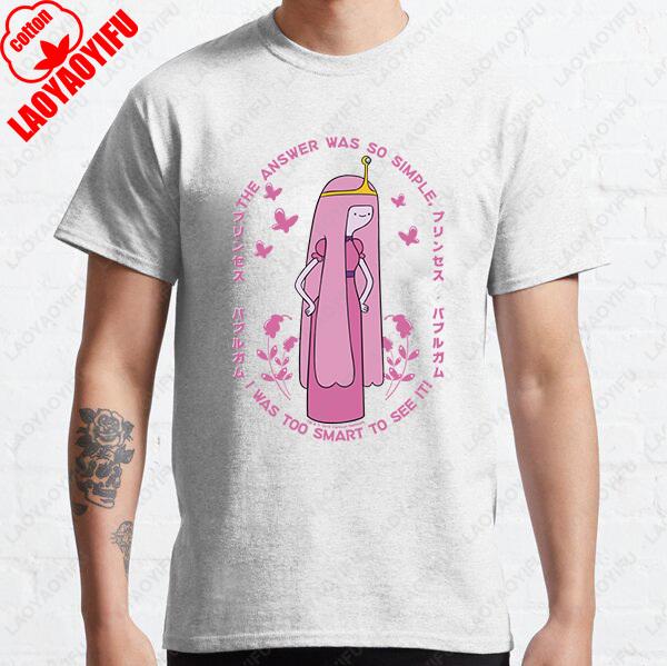 

Kawaii Anime Shirt Marceline and Princess Bubblegum Gift Funny Cotton Tshirt Women Men Harajuku Fashion Tees Camisetas De Mujer 3XL
