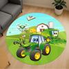 1pc Farm Smart Round Chair Mat Area Rug - Non-Slip, Floor Mat for Office, Bedroom, and Indoor Decor C1125235