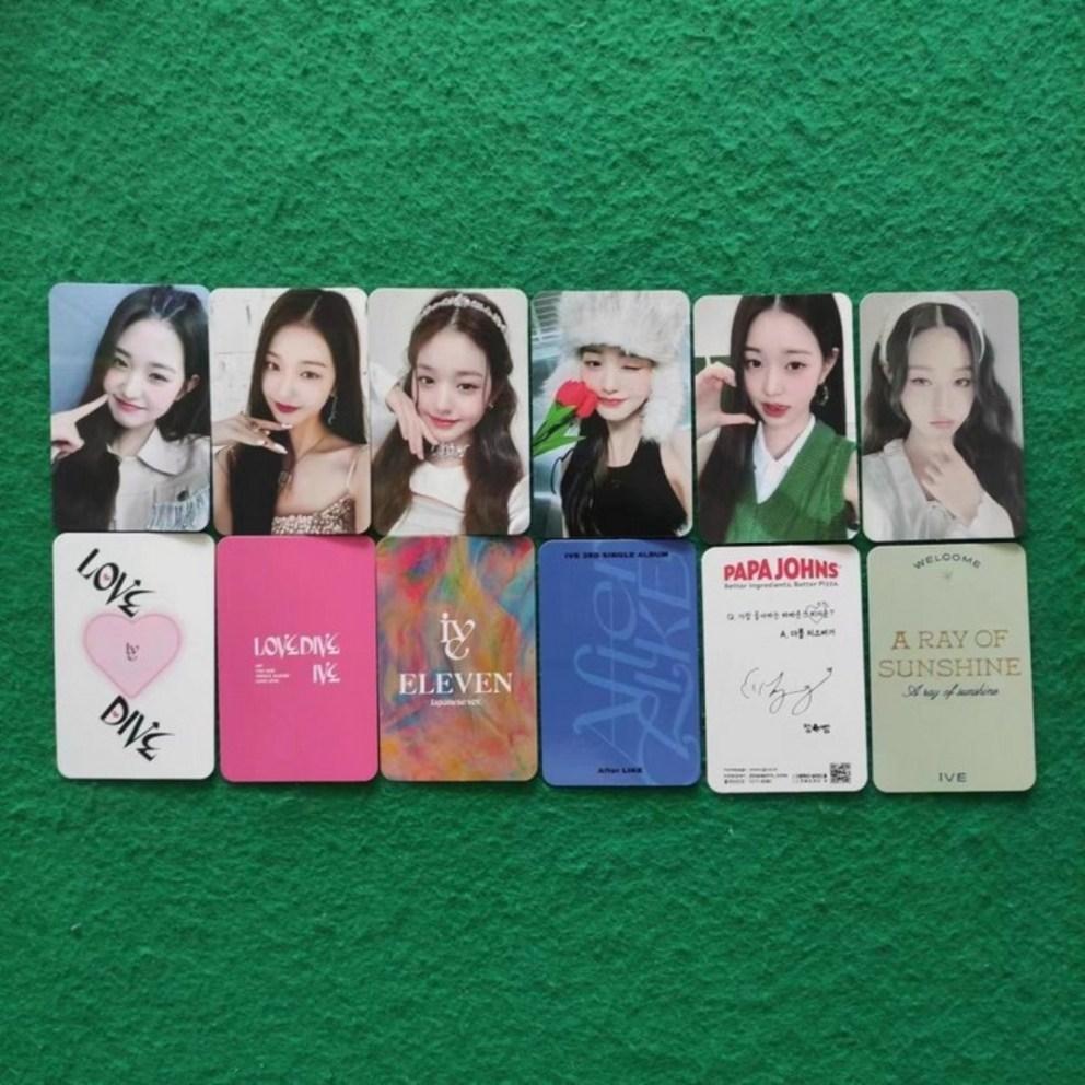 IVE Jang Won-young Mini-Album Switch Idol-Merchandise Fotokarte Pyjama-Häschen-Decke Live-Karte WM2.0 Album-Fotokarte 54 Stück