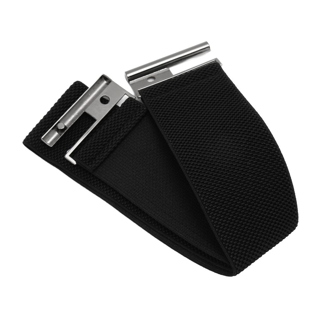 4pcs Women Elastic Belt Wide Waist Stretch Waistband Stretchy Cinch Belts for Pants Dresses Black