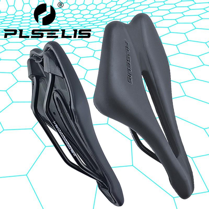 Comfortable Bicycle Saddle With Hollow Design Anti-Slip PU Cover Shock Absorption Mountain Road Bikes