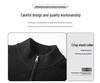 Men's Stand Collar Knitted Cardigan Sweater - Winter Trend, Loose Fit, Solid Color, Zipper Closure