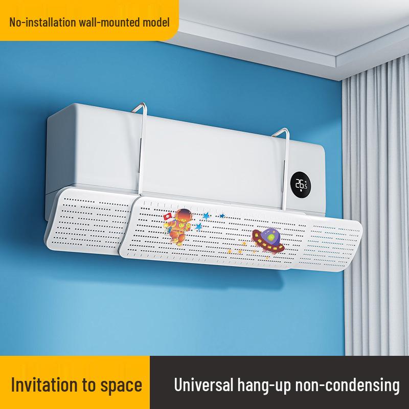 Universal Wall-Mounted Air Conditioner Wind Deflector - Anti-Direct Blow, No Installation Required