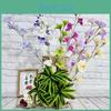Artificial Sweet Flower Pea Wedding Hotel Restaurant Room Wall Decoration