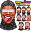 Full Coverage Old Man Balaclava Face Mask 3D Face Printed Funny Ski Mask  For Men Woman