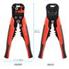 Crimper Cable Cutter Terminal Hand Tool Adjustable Automatic Wire Stripper Multifunctional Striping Crimping Pliers