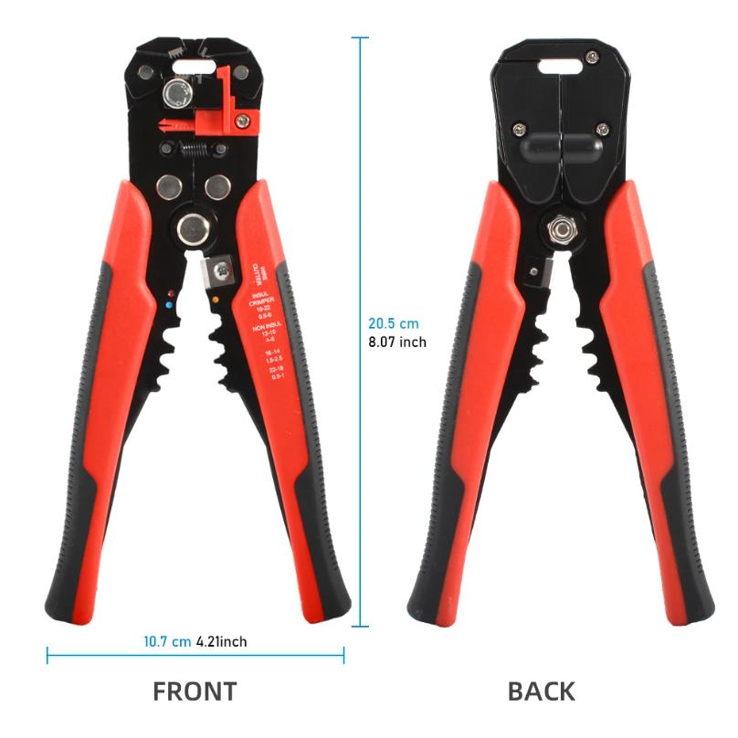 Crimper Cable Cutter Terminal Hand Tool Adjustable Automatic Wire Stripper Multifunctional striping Crimping Pliers