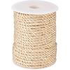 32.8 Yards Black Polyester Twisted Trim Cord Rope 5mm Twisted Decorative Cord Trim Thread String for Upholstery Curtain Tieback Honor Cord Home