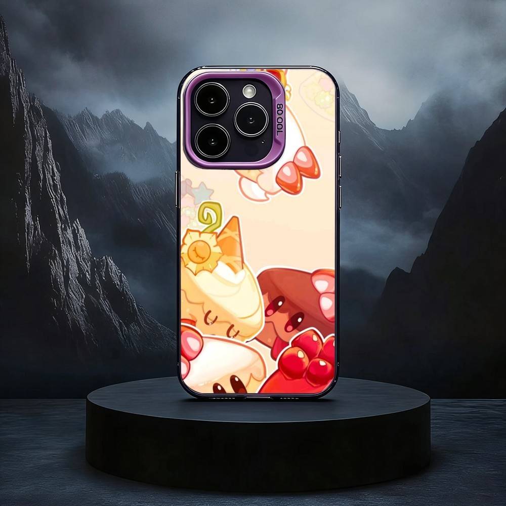 Game C-Cookie Run K-Kingdom Black Candy silver phone case Phone Case For iPhone17,16,15,14,13,12,11 Plus,Pro Max iPhone13PRO
