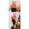 3-częściowy strój lisa na Halloween - pluszowy ogon, maska i rękawiczki | urocze akcesoria RPG o tematyce zwierzęcej na imprezy i COSPLAY na żywo