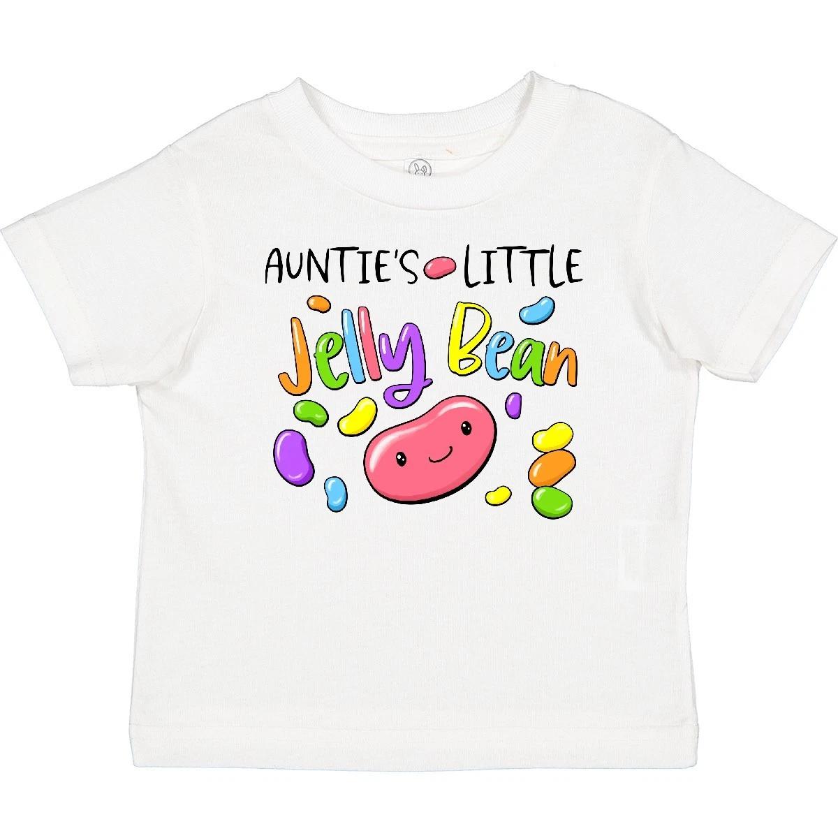 Inktastic Aunties Little Jellybean Cute Easter Candy Baby kids boys T-Shirt Kids Auntie 140