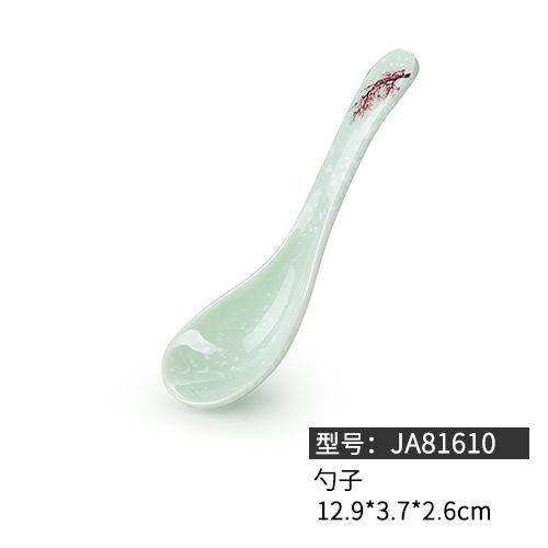 Melamin Soßenschale Teller im chinesischen Stil Schöne Blume Gewürzschalen Soja Essig Sushi Kochen Imitation Porzellan Geschirr