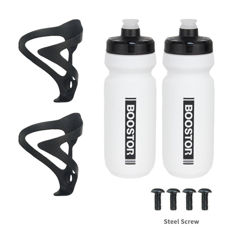 3K Carbon Fiber Bicycle Water Bottle Cage Ultralig Matte Glossy MTB Road Bike Bottle Holder Bike Accessories Bottle Set 2PCS