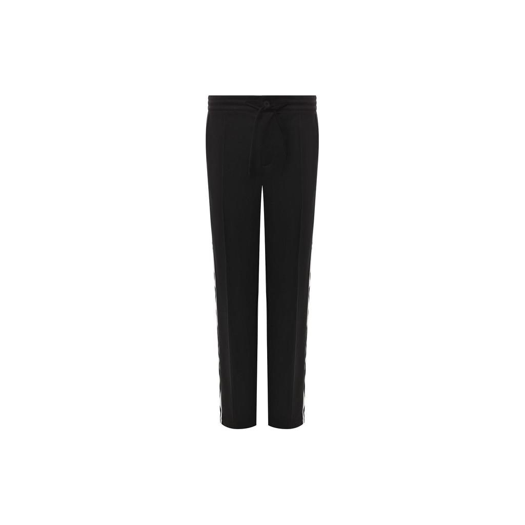 Y-3 Striped Elastic Straight Fit Casual Pants Men Bottoms Black DY7295