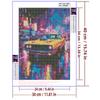 5d DIY Diamond Painting Cross Stitch Oil Painting Car Street Diamond Embroidery Mosaic Full Round Drill Home Decor
