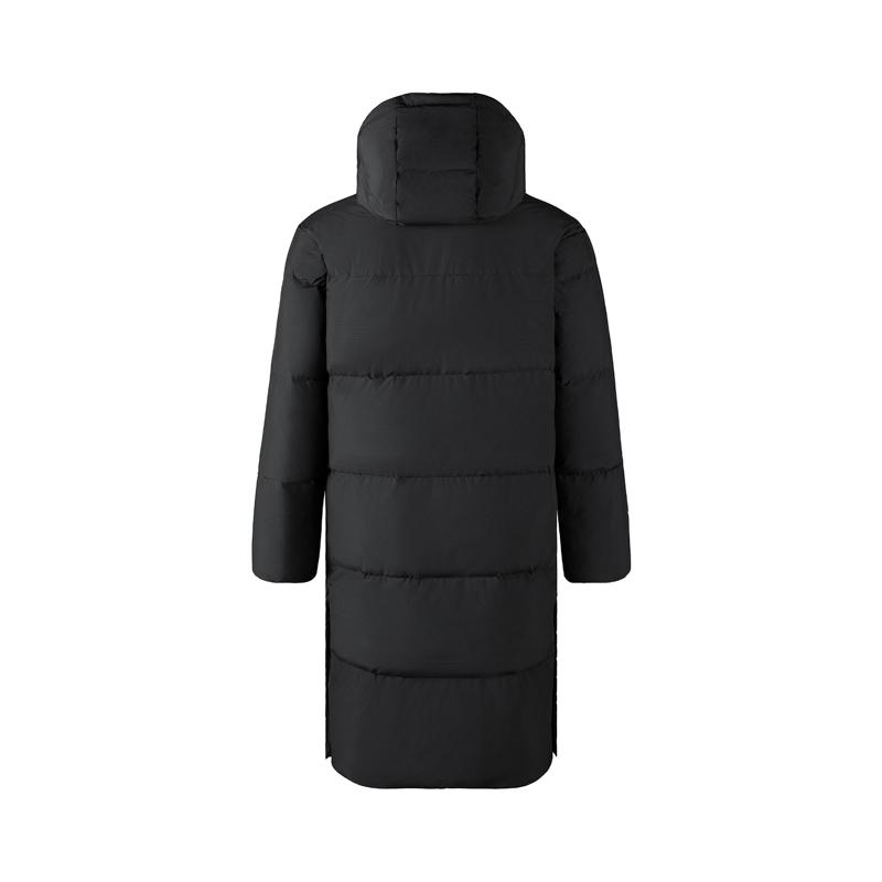 Li Ning Down Jackets Unisex Black Hooded Thickened AYMV757-1
