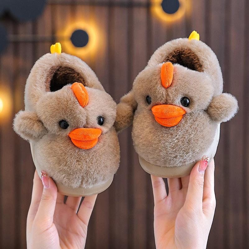 Little Duck Kids' Winter Bag & Velvet-Lined Cotton Shoes for Boys & Girls