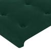 Headboard with Ears Dark Green 147 x 16 x 78 88 cm Velvet