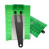2pcs Red/Green Laser Level Target Board Double Scale Magnetic Target Plate  For Laser Level